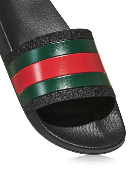 cheap gucci rubber slide sandal|gucci rubber pursuit g slides.